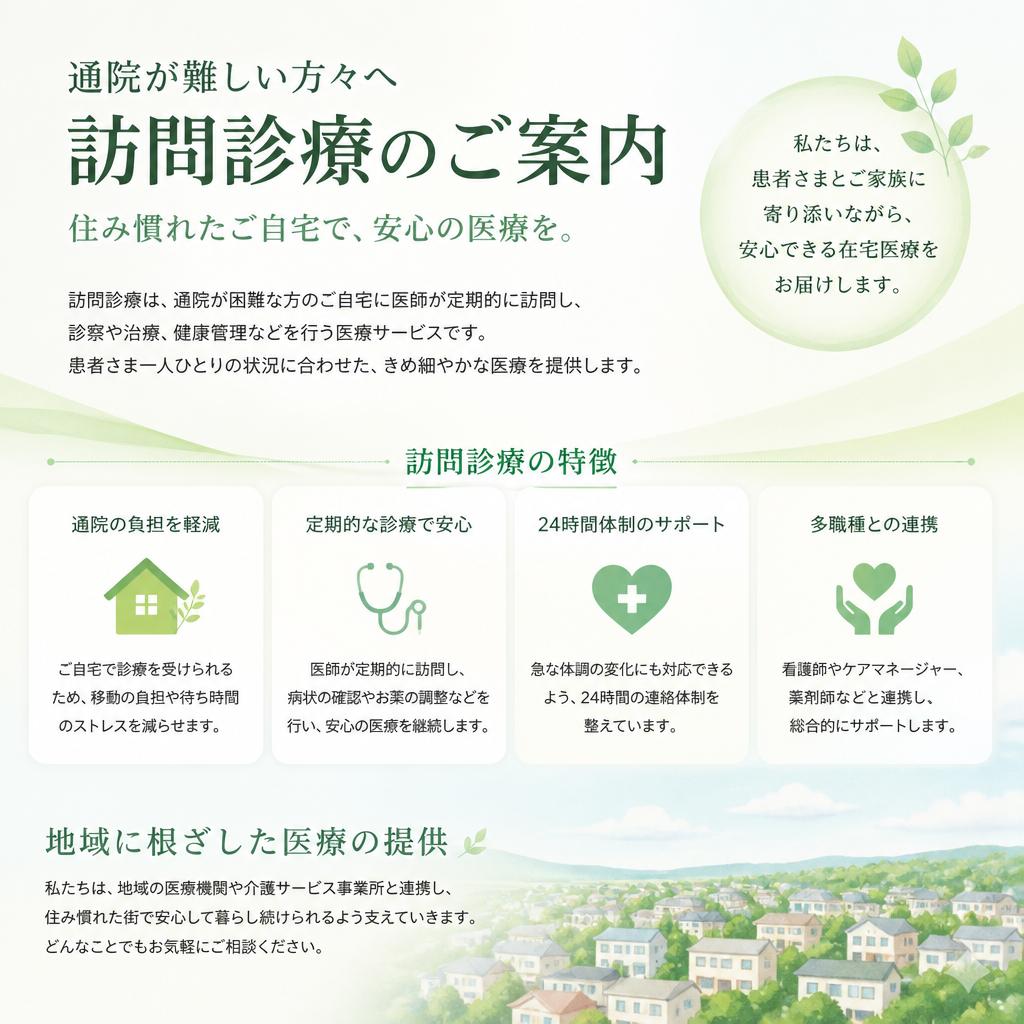 訪問診療でのサポート
